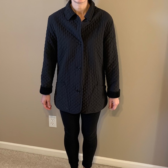 Classic Quilted Barn Riding Coat Vintage Small XS - Picture 9 of 14